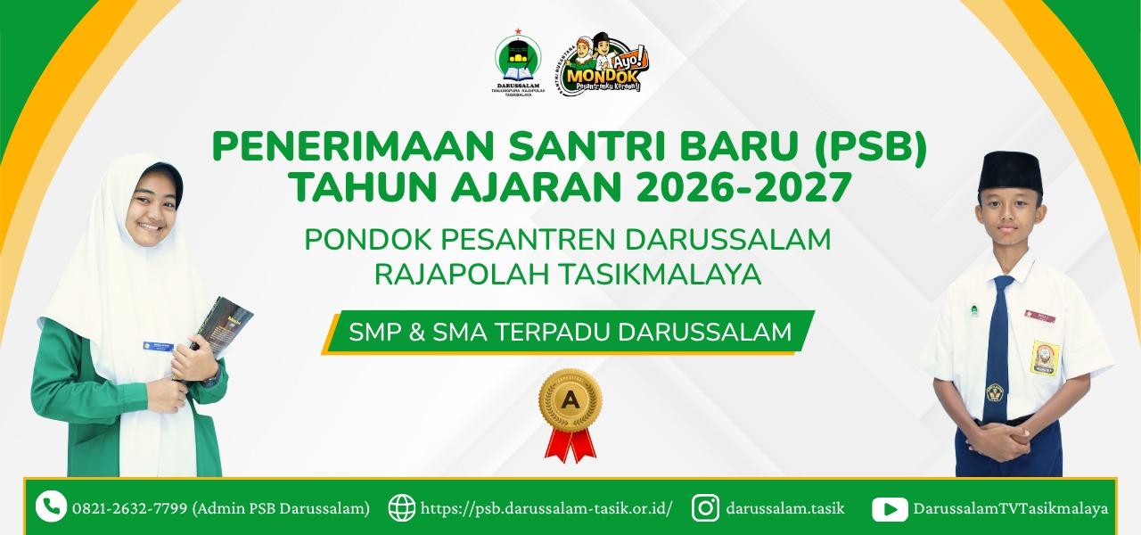 Official Website PSB PP. Darussalam Rajapolah